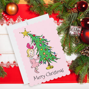 Cartão De Festividades O Grpolegadas   Eu fui Cindy-Lou que é bom