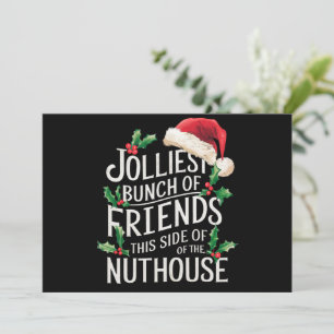 Cartão De Festividades O grupo mais alegre de amigos Natal Correspondênci