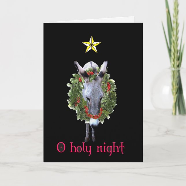 CARTÃO DE FESTIVIDADES O HOLY NIGHT (Frente)