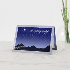 Cartão De Festividades O Holy Night Christmas Card