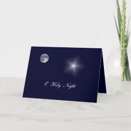 Cartão De Festividades O Holy Night Christmas Card
