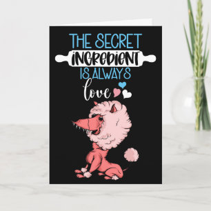 Cartão De Festividades O ingrediente secreto é amor Carta de Valentino