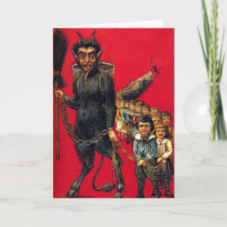 Cartão De Festividades O Krampus