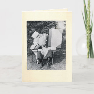 Cartão De Festividades O livro grande do papai noel