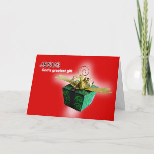 Cartão De Festividades O maior presente de Deus