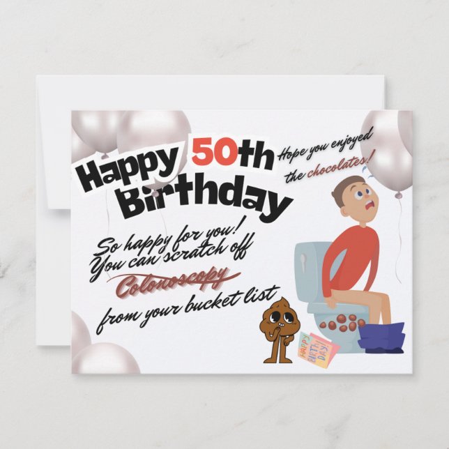 Cartão De Festividades O Mais de 50 Drama (Frente)