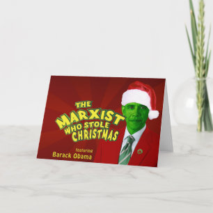 Cartão De Festividades O marxista que roubou o Natal