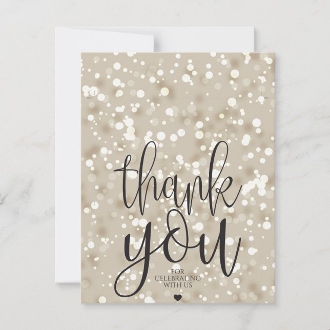 Cartão De Festividades O melhor ainda é vir, obrigado (Frente)