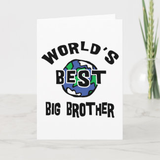 Cartão De Festividades O melhor big brother do mundo