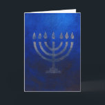 Cartão De Festividades O Menorah<br><div class="desc">Happy Chanukah</div>