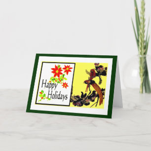 Cartão De Festividades O MUSEUM Artist Series JGibney Happy Holidays Bi