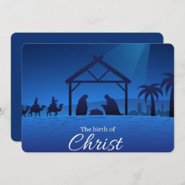 Cartão De Festividades O Nascimento do Cristo