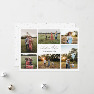 Cartão De Festividades O Natal do Minimalismo Moderno Deseja 6 Foto