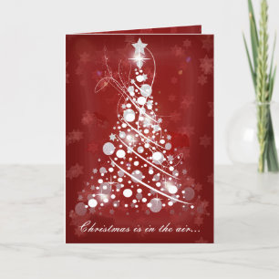 Cartão De Festividades O Natal está no ar...