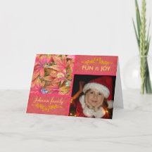 O outono deixa a foto de natal rosa