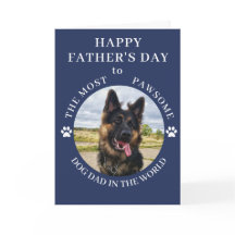 O pai de cachorro mais incrível foto Azul