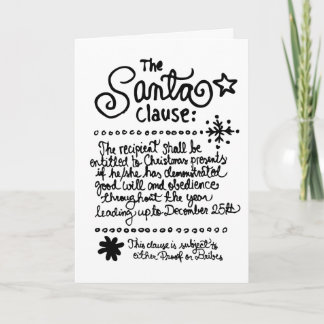 Cartão De Festividades O Papai Noel