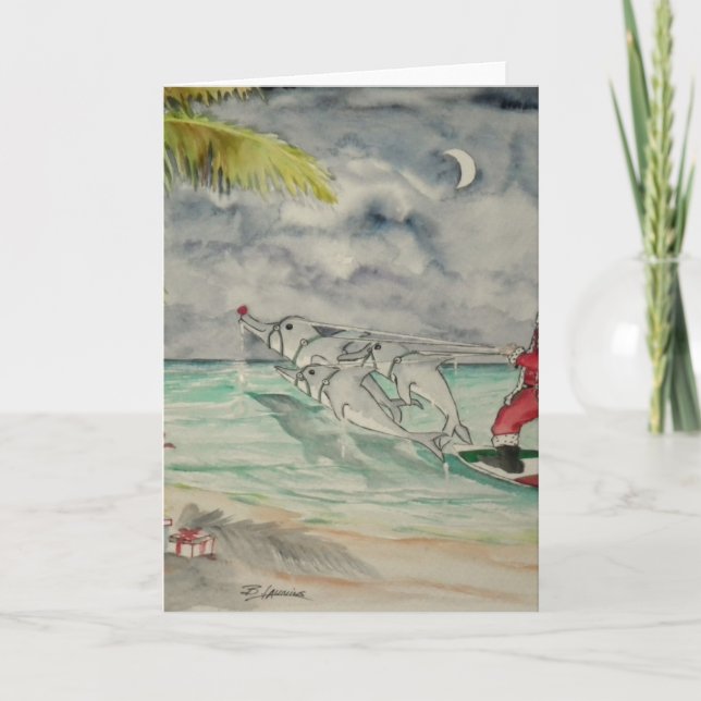 Cartão De Festividades O papai noel caribe Style.jpg (Frente)