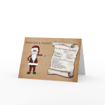 O papai noel tem um pedido!