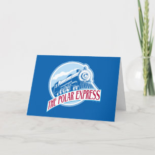 Cartão De Festividades O Polar Express Insígnia de Trem