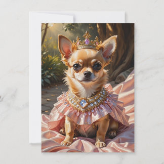 Cartão De Festividades O Real Chihuahua