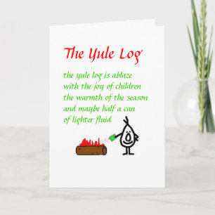 Cartão De Festividades O registro Yule
