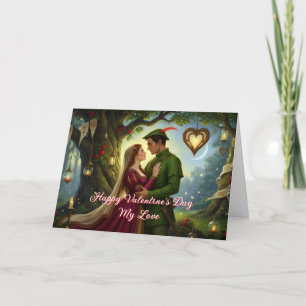 Cartão De Festividades O Romance Lendário da Floresta de Sherwood