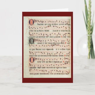 Cartão De Festividades O Sapientia music