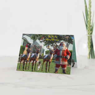 Cartão De Festividades O Sonho de Tito para 2025 - Um Natal Branco