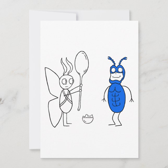 Cartão De Festividades O SPOOOOONNNN É Muito Grande (Frente)