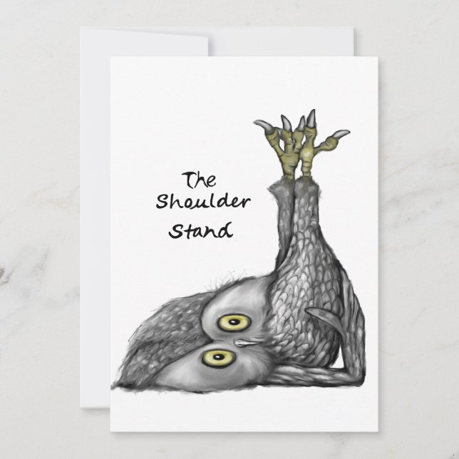 Cartão De Festividades O suporte do ombro (Frente)