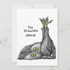 Cartão De Festividades O suporte do ombro