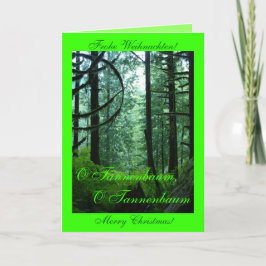 Cartão De Festividades O Tannenbaum, O Tannenbaum