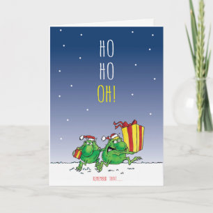 Cartão De Festividades O Terrível Dois... O Natal toma.