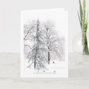 Cartão De Festividades O verdadeiro "presente" é a presença: Holiday Yule