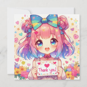 Cartão De Festividades Obrigado Carteira de animação