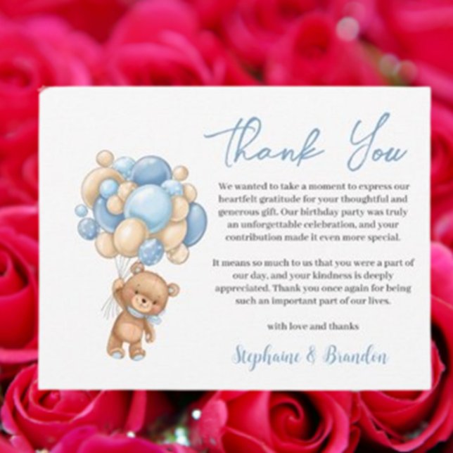 Cartão De Festividades Obrigados sentidos para sua atenção (Thank you again for your wonderful gift and for being such an amazing friend.)