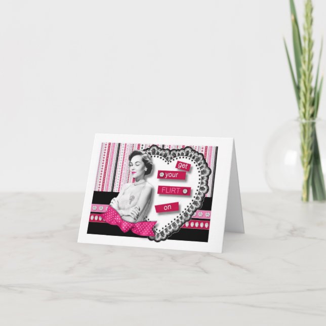 Cartão De Festividades Obtenha sua NAMORADEIRA sobre (Frente)