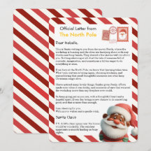 Official Letter from the North Pole for Kids
