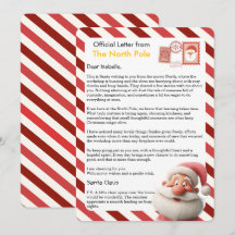 Official Letter from the North Pole for Kids