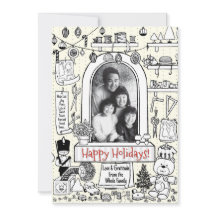 Oficina Caprichosa do Papai Noel Ilustração de Fér