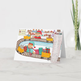 Cartão De Festividades Oficina do Papai Noel