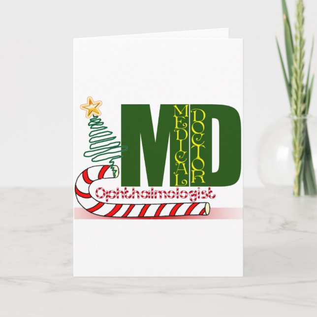 CARTÃO DE FESTIVIDADES OFTALMOLOGISTA DE NATAL (Frente)
