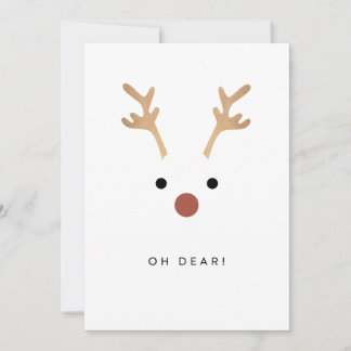Cartão De Festividades Oh Deer