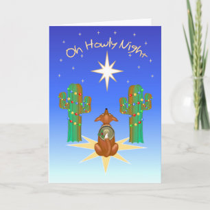 Cartão De Festividades Oh Howly Night