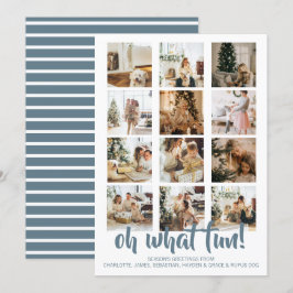 Cartão De Festividades Oh Que Foto Divertida de Natal Personalizada