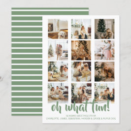 Cartão De Festividades Oh Que Foto Divertida de Natal Personalizada