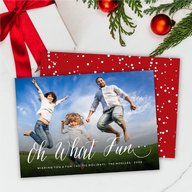 Cartão De Festividades Oh Que Foto Simples Simples De Roteiro Sorrindo (Criador carregado)