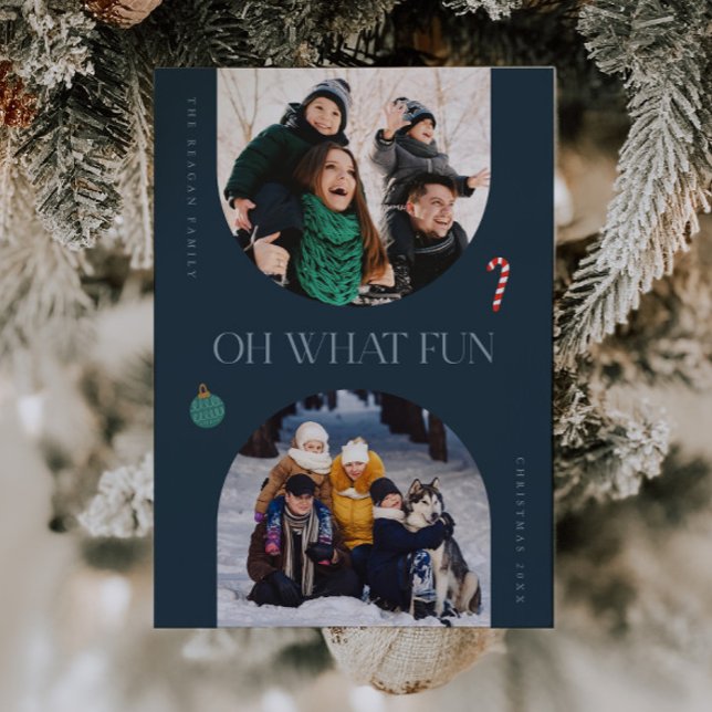 Cartão De Festividades Oh, Que Quadro Azul De Arco 3 Divertido Foto (Criador carregado)