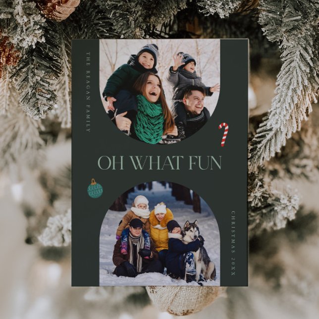 Cartão De Festividades Oh, Que Quadro Verde Divertido 3 Foto (Criador carregado)